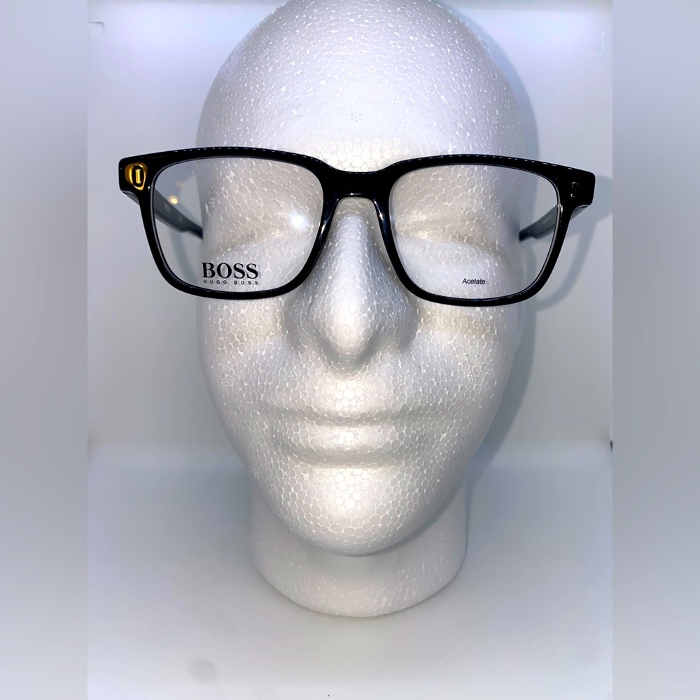 Hugo Boss Men's Eyeglasses BOSS/0957 BOSS0957 807 Black Optical Frame 50mm
